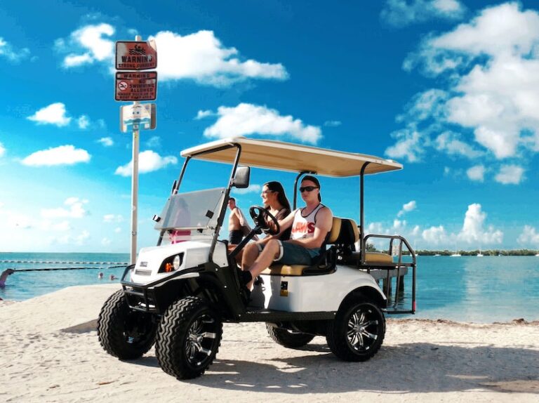 Key West 4 Seater EZGO Golf Cart Rental 2024 | Cool Key West