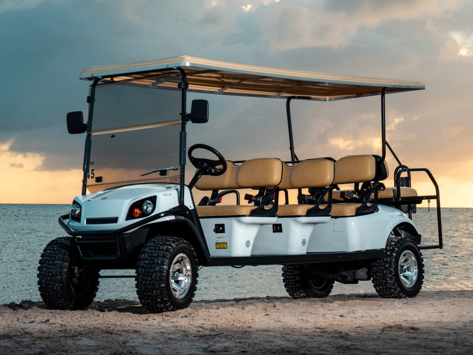 Key West 8 Seater EZGO Golf Cart Rental 2024 | Cool Key West